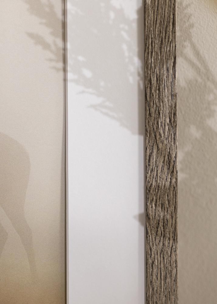 Ramă Stilată Sticlă acrilică Dark Grey Oak 70x100 cm
