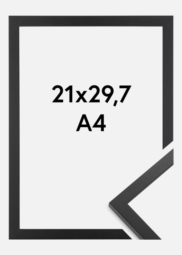 Ramă Trendy Sticlă acrilică Negru 21x29,7 cm (A4)