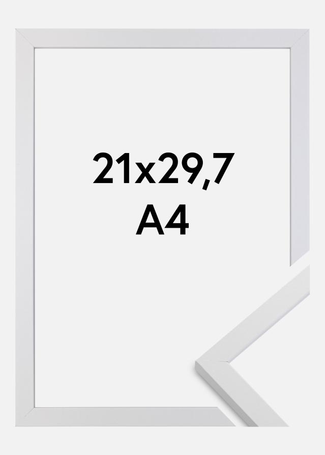 Ramă Trendy Sticlă acrilică Alb 21x29,7 cm (A4)