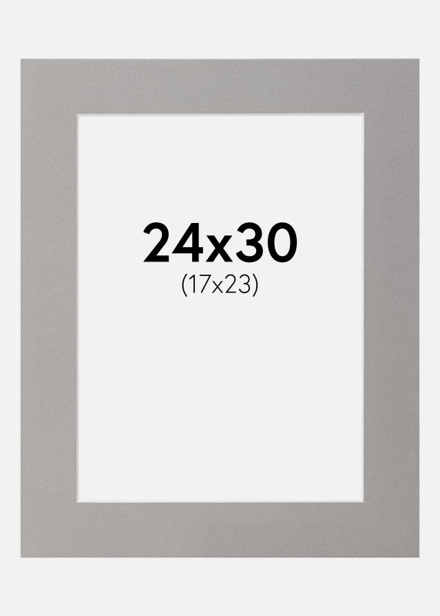 Paspartu Gri-bej 24x30 cm (17x23)