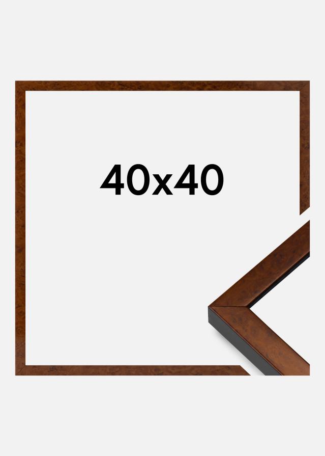 Ramă Ares Sticlă acrilică Burr Walnut 40x40 cm