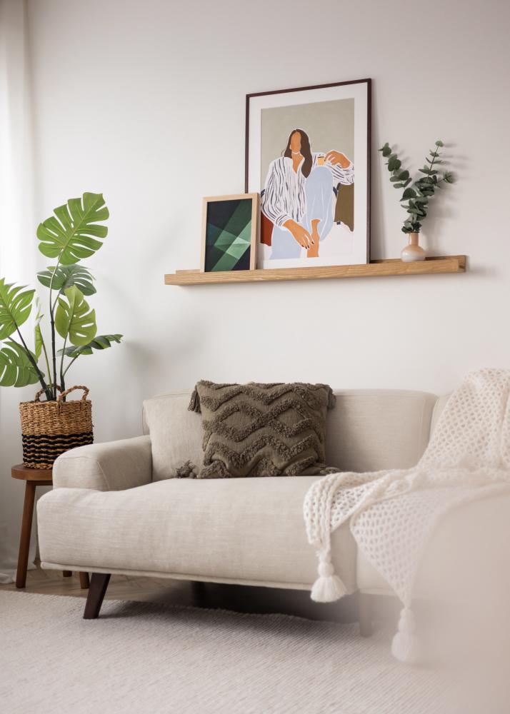 KAILA Poliță pentru tablouri Stejar 120 cm