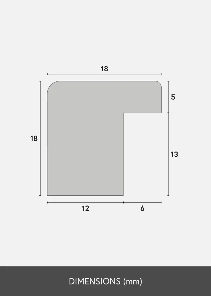 Ramă Selection Akrylglas Stejar 60x70 cm