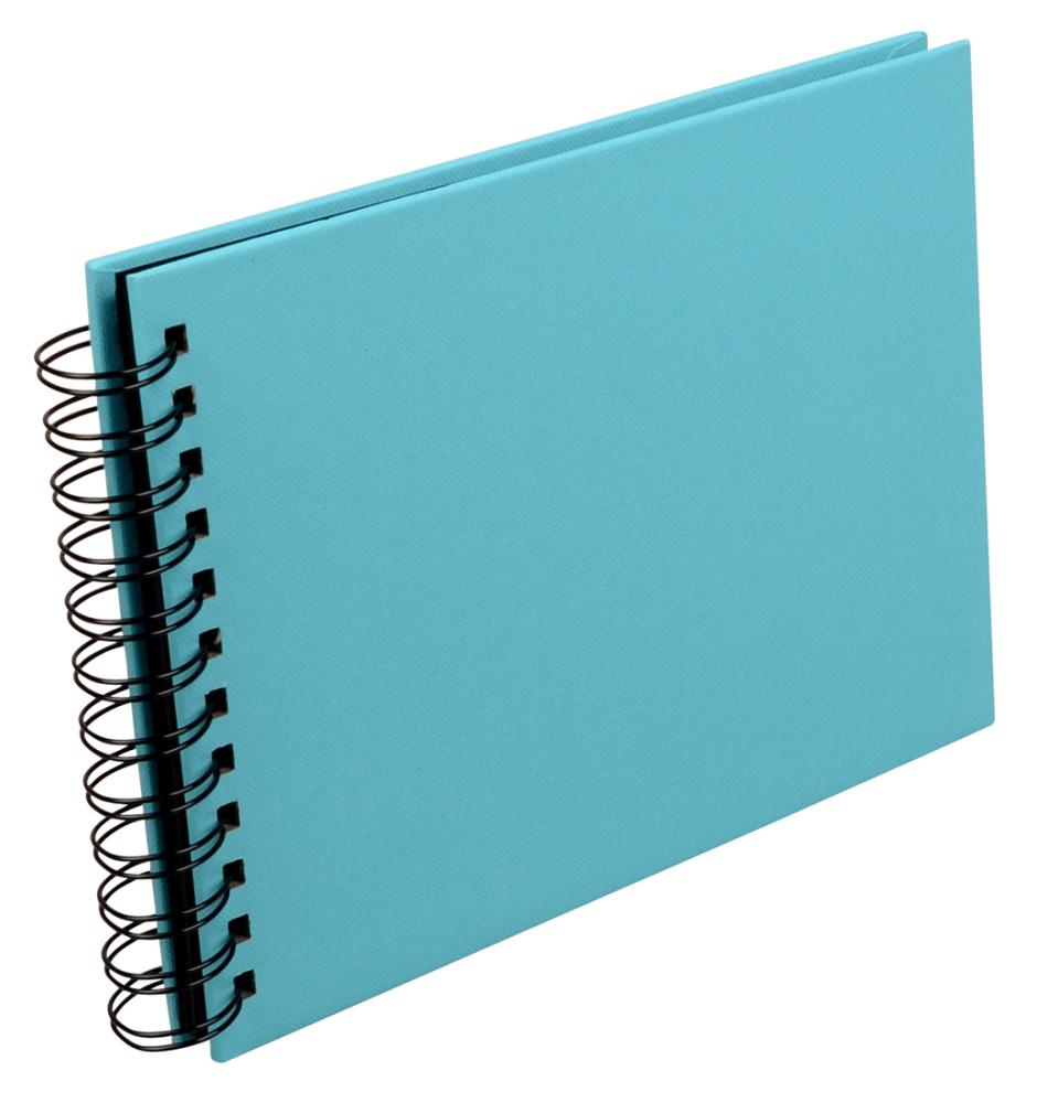 Fun Album cu spirală Verde - 23x17 cm (40 Negre Pagini / 20 foi)