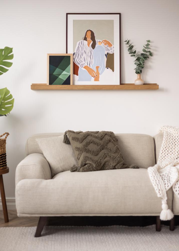 KAILA Poliță pentru tablouri Stejar 120 cm