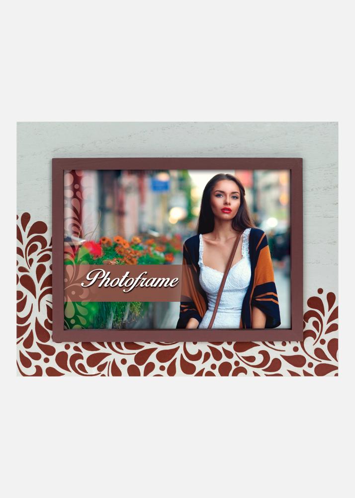 Ramă Faenza Gri-bej 13x18 cm