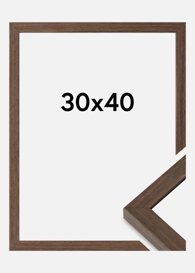 Ramă Hermes Sticlă acrilică Nuc 30x40 cm