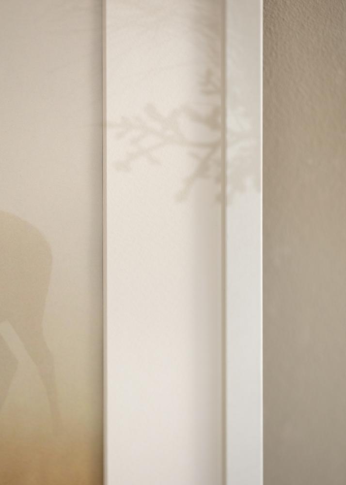 Ramă Modern Sticlă acrilică Alb 50x60 cm