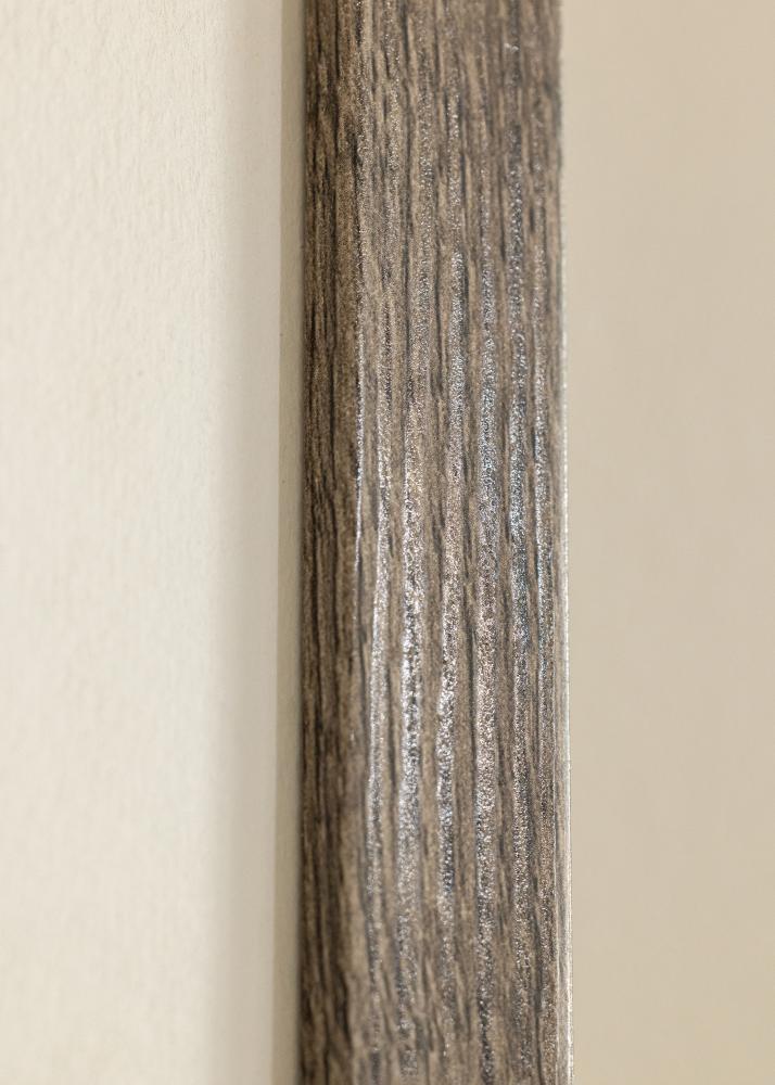 Ramă Fiorito Nuc 50x60 cm - Paspartu Alb 37x46 cm