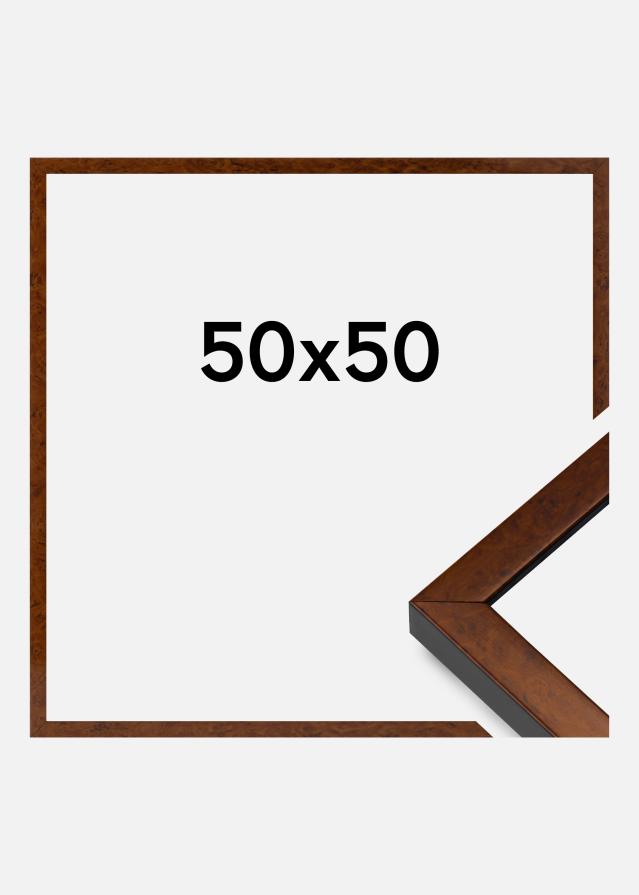 Ramă Ares Sticlă acrilică Burr Walnut 50x50 cm