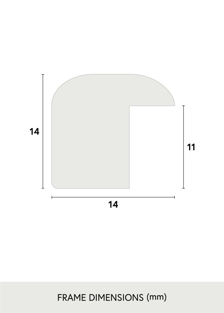 Ramă London Alb - Mărime la alegere