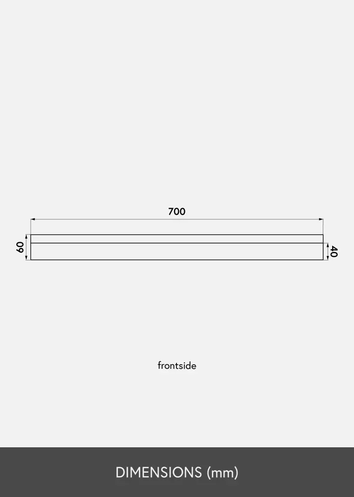 KAILA Raft pentru tablouri Bambus 70 cm