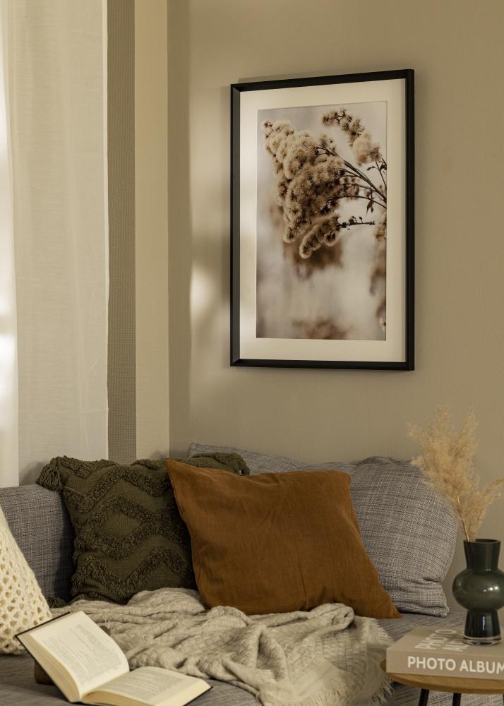 Ramă Globe Sticlă acrilică Negru 70x100 cm