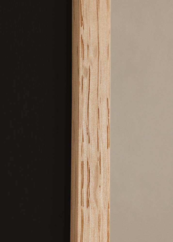 Ramă Stejar subțire 20x30 cm - Paspartu Negru 15x21 cm (A5)