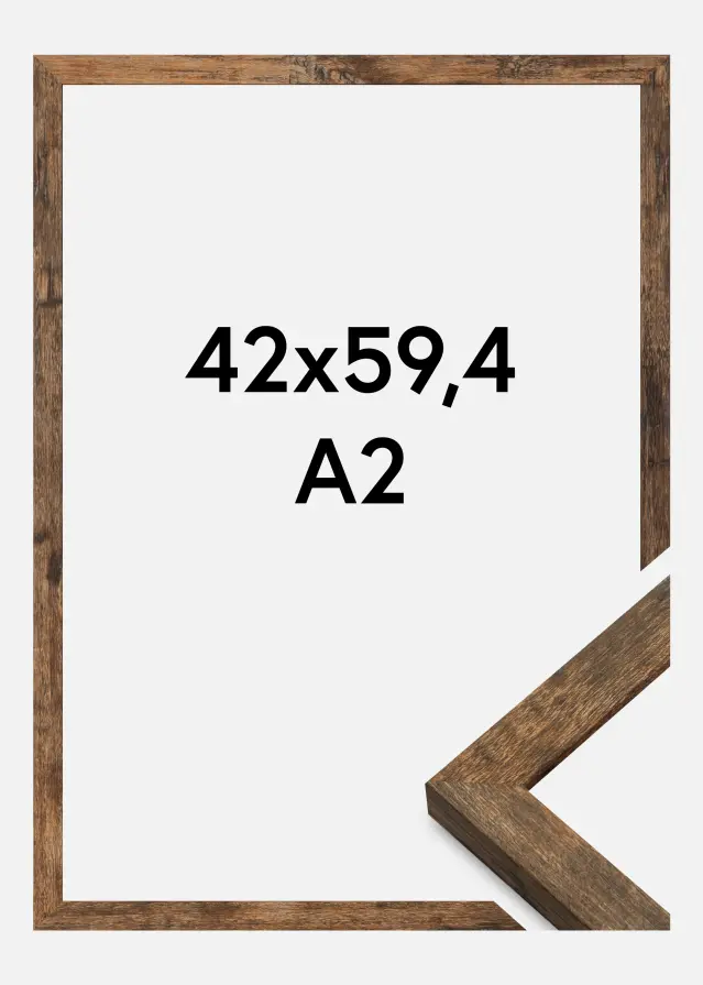 Ramă Fiorito Sticlă acrilică Washed Oak 42x59,4 cm (A2)