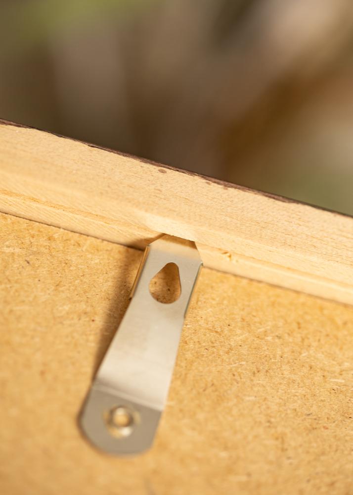 Ramă Hermes Teak 60x90 cm - Paspartuuri Alb 50x75 cm