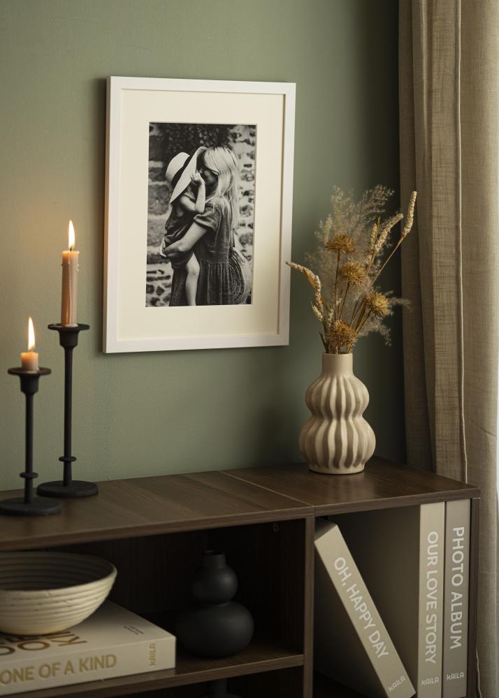 Paspartu Off-white Margine albă 50x60 cm (39x49)