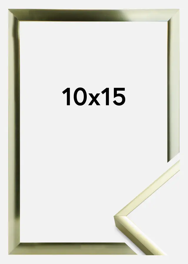 Ramă Poster Frame Aluminum Gold 10x15 cm