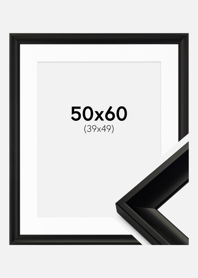 Ramă Öjaren Negru 50x60 cm - Paspartu Alb 40x50 cm