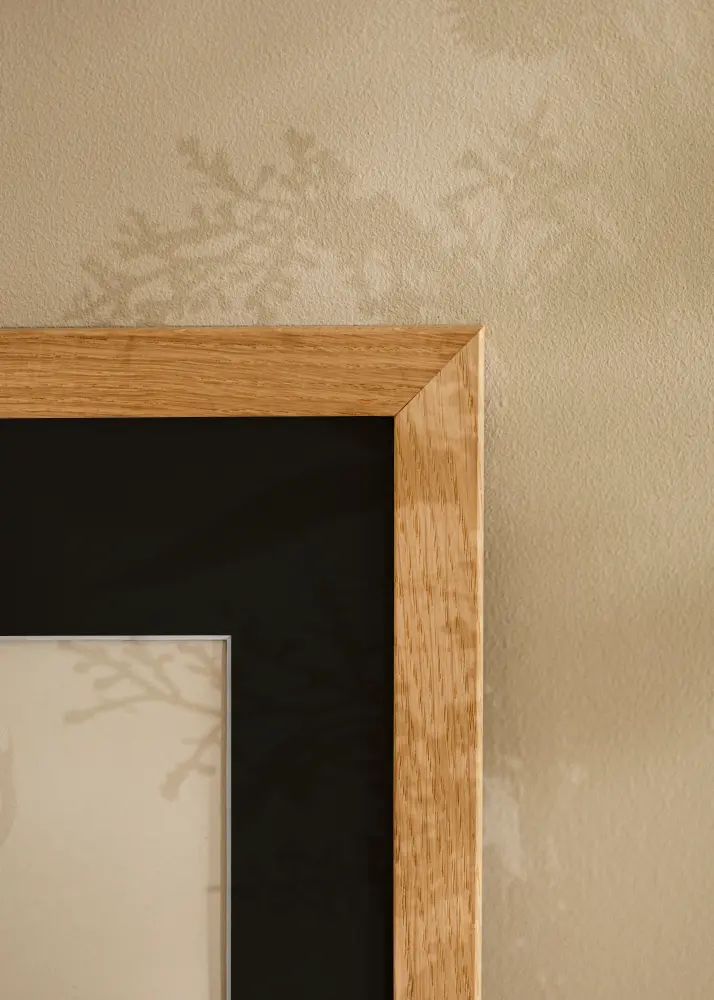 Ramă Trendline Stejar 50x80 cm - Paspartu Negru 41x70 cm