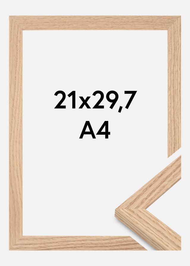 Ramă Tidlös Sticlă acrilică Stejar masiv 21x29,7 cm (A4)