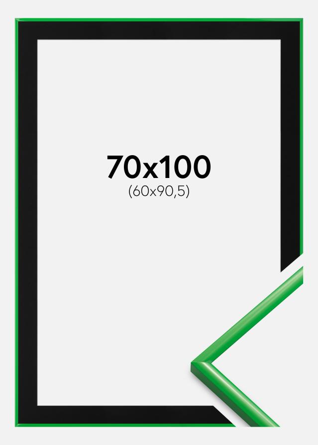 Ramă New Lifestyle Grass Green 70x100 cm - Paspartu Negru 61x91,5 cm