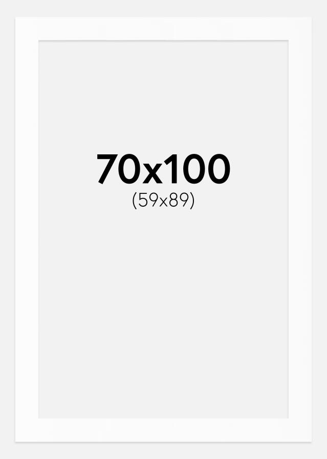 Paspartu Alb Standard Margine albă 70x100 cm (59x89)