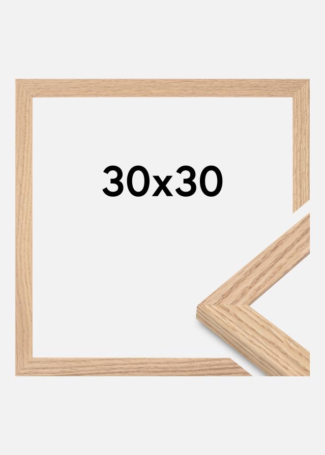 Ramă Tidlös Sticlă acrilică Stejar masiv 30x30 cm