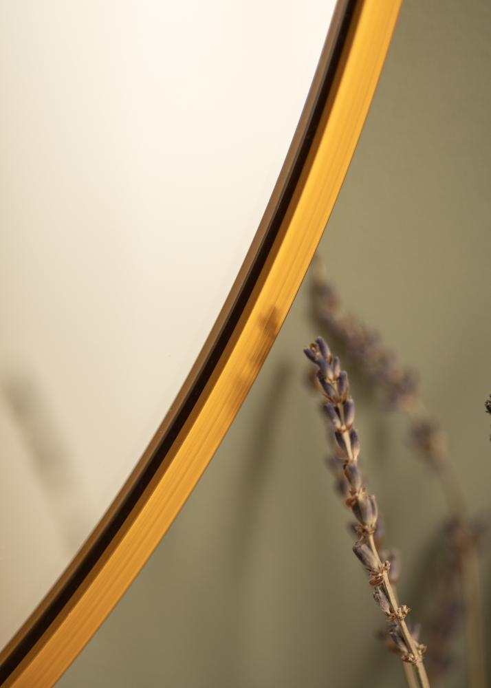 Oglindă Madrid Alamă 60 cm Ø