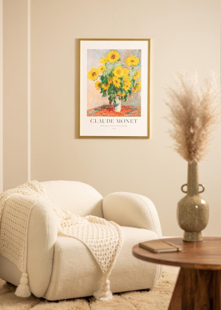 Ramă Minerva Sticlă acrilică Auriu 50x60 cm