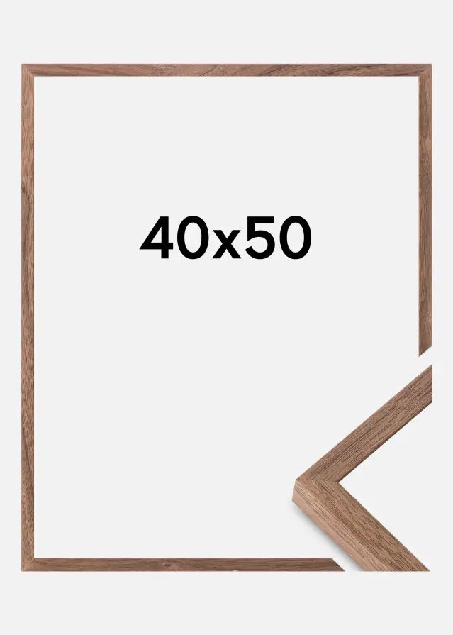 Ramă Soul Walnut Veneer Sticlă acrilică 40x50 cm