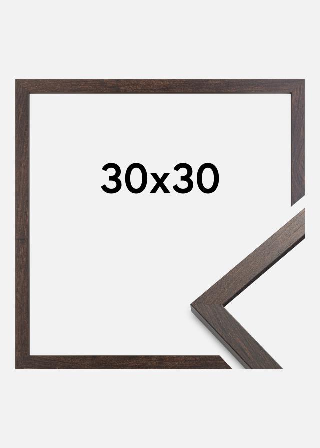 Ramă Trendy Sticlă acrilică Nuc 30x30 cm