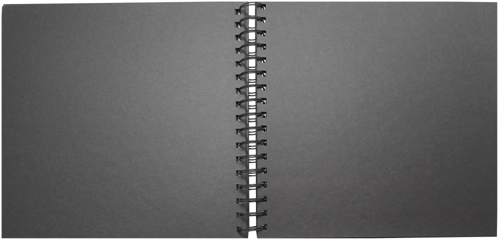 Colors of Life Negru - 30x30 cm (48 Negre Pagini / 24 foi)