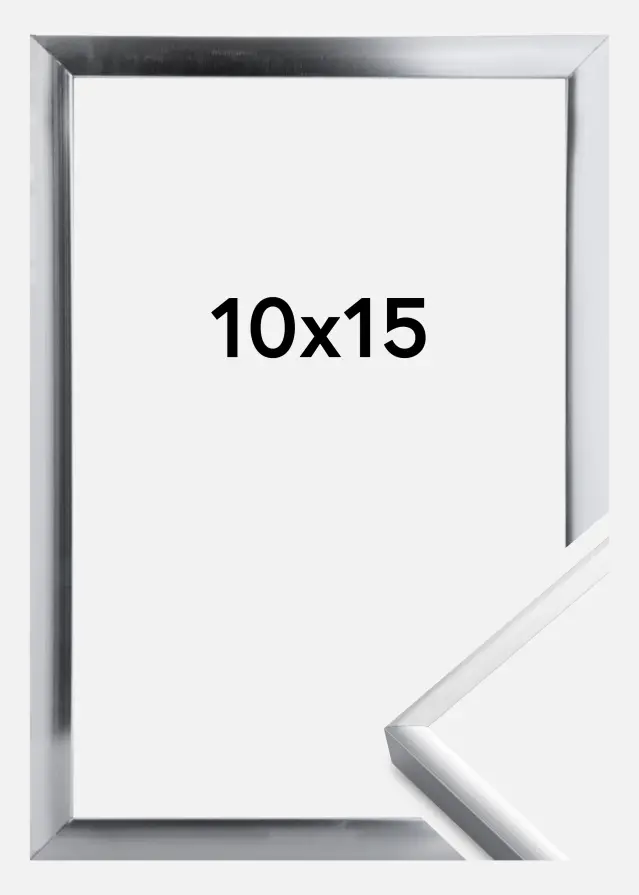 Ramă Poster Frame Aluminum Argintiu 10x15 cm