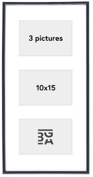 Galeria Ramă pentru colaj Negru - 3 Fotografii (10x15 cm)