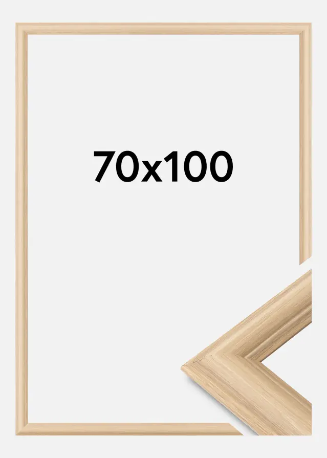 Ramă Västkusten Sticlă acrilică Stejar 70x100 cm