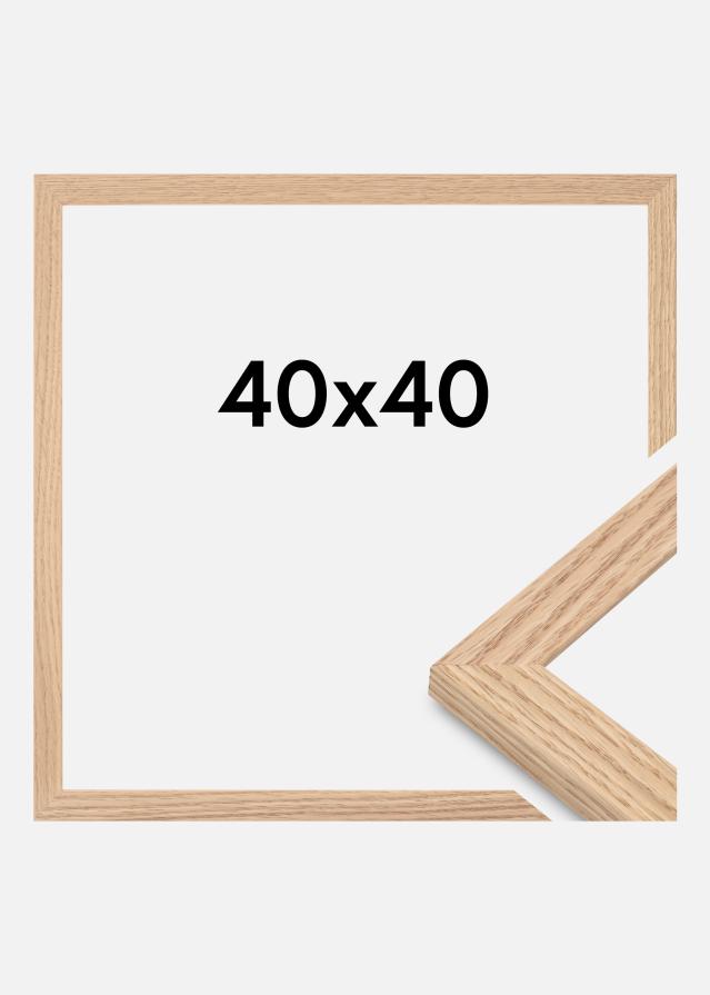 Ramă Tidlös Sticlă acrilică Stejar masiv 40x40 cm