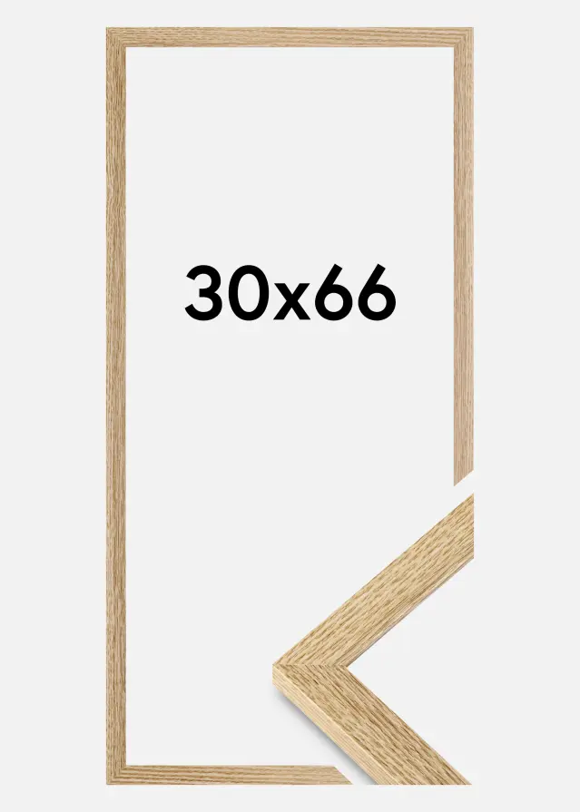 Ramă Selection Sticlă acrilică Stejar 30x66 cm