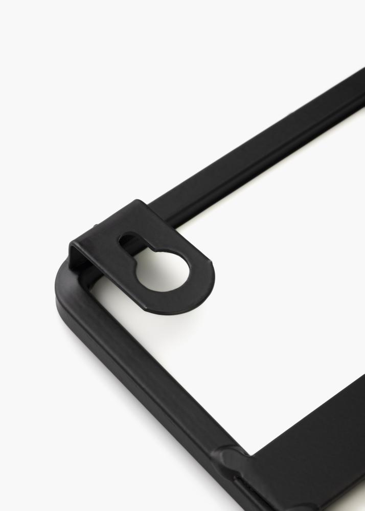 KAILA Oglindă cu Raft - Negru 31x60 cm