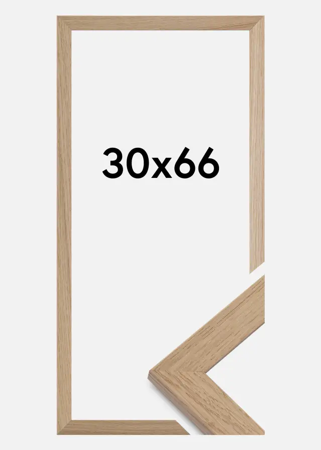 Ramă Trendline Sticlă acrilică Stejar 30x66 cm