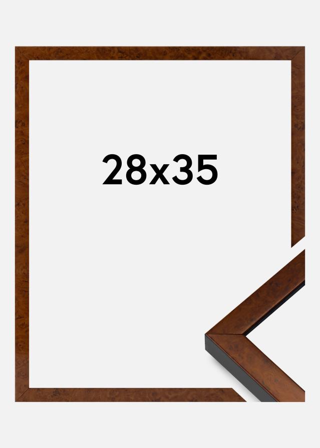 Ramă Ares Sticlă acrilică Burr Walnut 28x35 cm