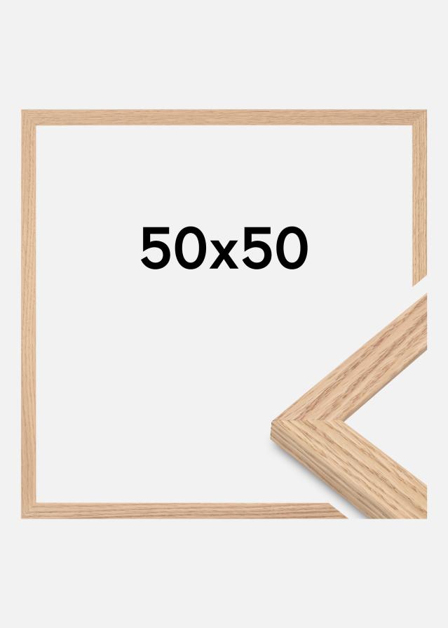 Ramă Tidlös Sticlă acrilică Stejar masiv 50x50 cm