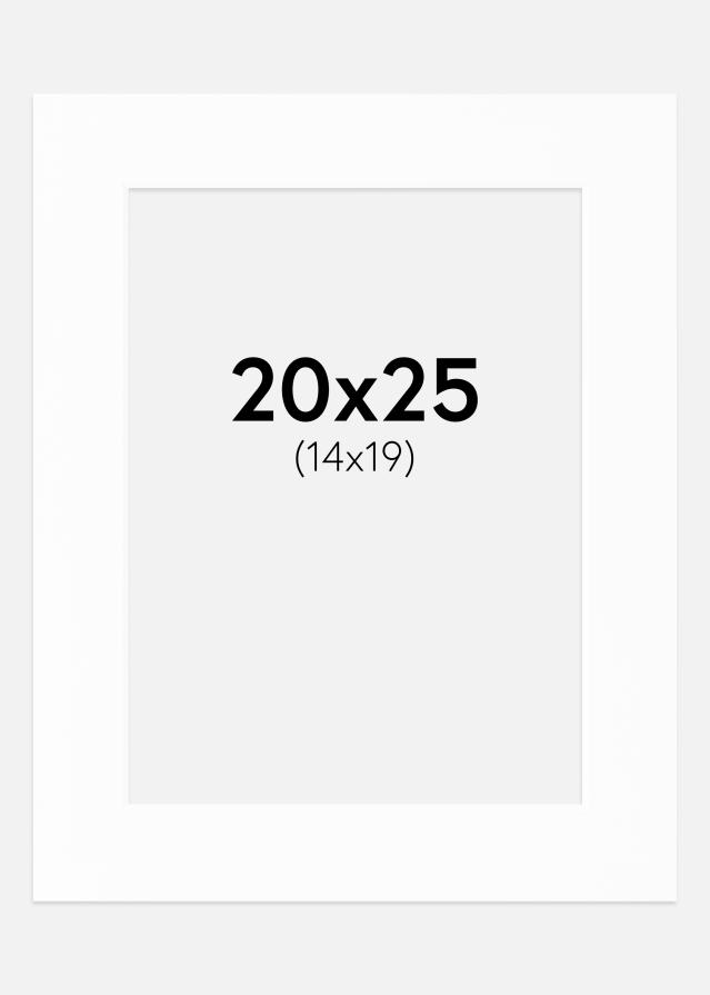 Paspartu Canson Alb Margine albă 20x25 cm (14x19)