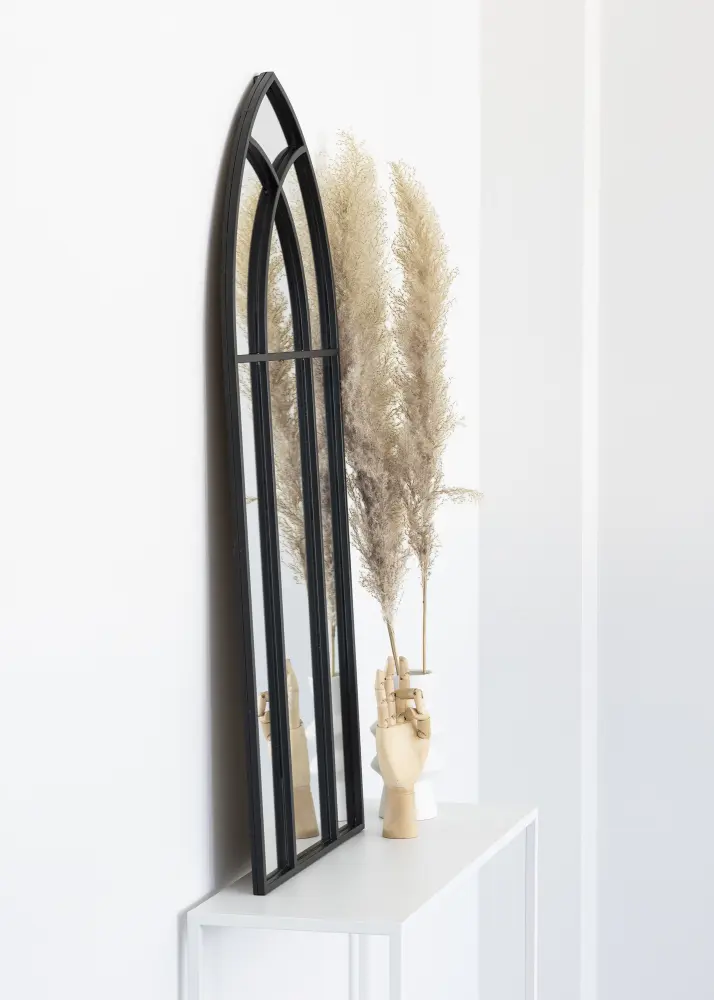 KAILA Oglindă Garden Window - Negru 45x100 cm