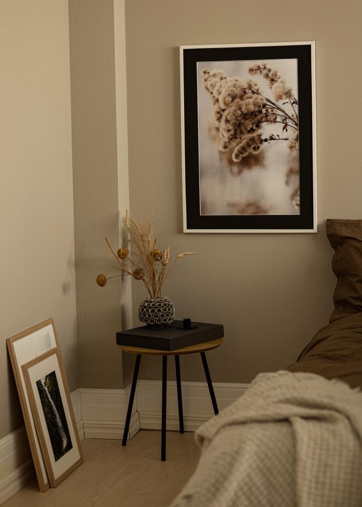 Ramă E-Line Alb 30x40 cm - Paspartu Negru 20x28 cm