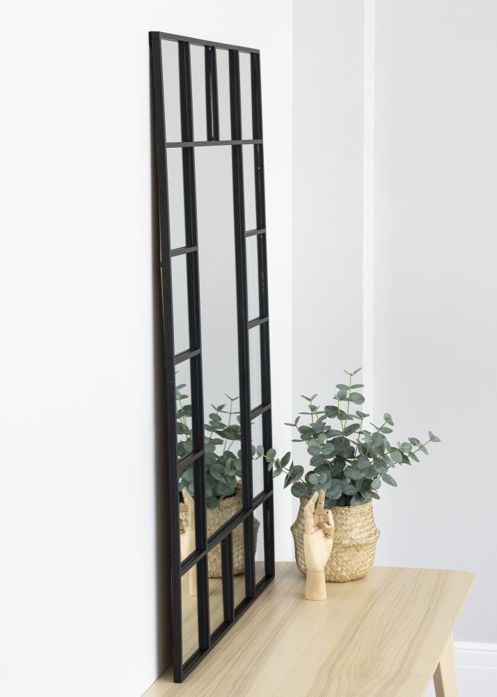 KAILA Oglindă Window - Negru 80x120 cm