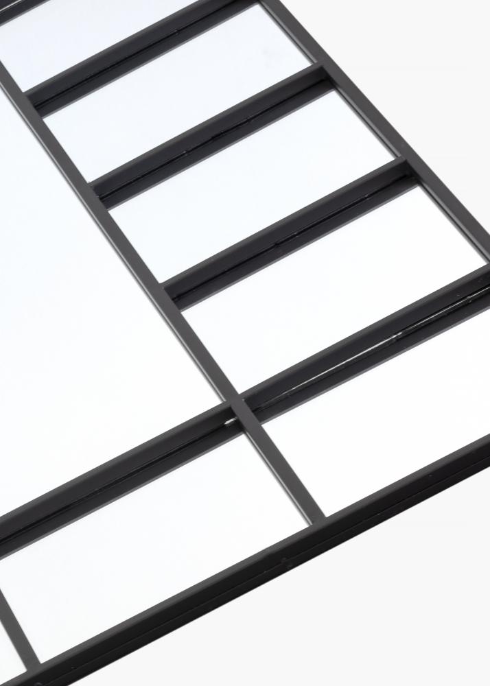 KAILA Oglindă Window - Negru 80x120 cm