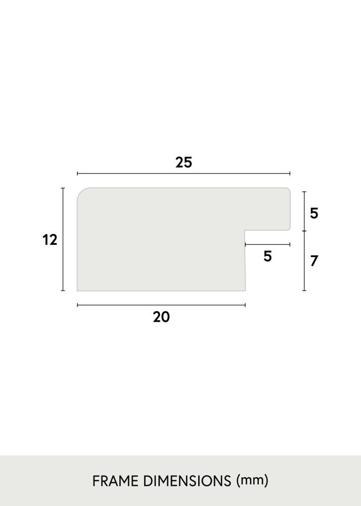 Ramă Trendline Sticlă acrilică Stejar 59,4x84 cm (A1)
