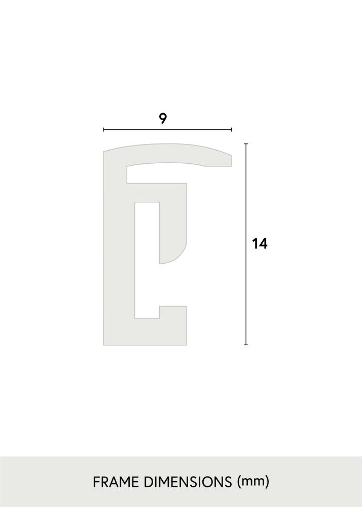 Ramă Scandi Sticlă acrilică Negru 24x30 cm