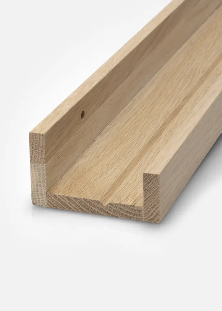 KAILA Poliță pentru rame din stejar 90 cm